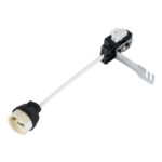 GloboStar® LAMPHOLDER 78950 Ντουί GU10 Πορσελάνης με 15cm VDE Καλώδιο - Anti-Fire Protection High Resistance Tube & Κυτίο Συνδεσμολογίας - ᐊVDEᐅ Certified - IP20 - Φ3.5 x Μ15cm - 5 Χρόνια Εγγύηση - Image 3