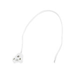 GloboStar® 78953 Καλώδιο - Ντουί Τροφοδοσίας για Λάμπες Τύπου Φθορίου T8 LED 30cm