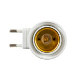 GloboStar® 78956 Αντάπτορας - Βάση E27 για Φωτάκι Νυχτός ELLIS με Διακόπτη On/Off Μ3.3 x Π6 x Υ5cm - Image 5