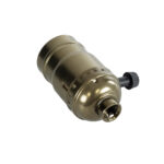 GloboStar® 78964 Ντουί Vintage Industrial Retro E27 με Διακόπτη ON/OFF - Μπρούτζινο - Μ5.5 x Π3.6 x Υ7cm - Image 2