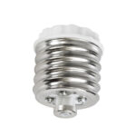 GloboStar® 78970 Πλαστικός Αντάπτορας Μετατροπέας από 1xE40 Ντουί σε 1xE27 Ντουί Λευκό Φ4.2 x Υ5cm - Image 2