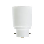 GloboStar® 78971 Πλαστικός Αντάπτορας Μετατροπέας από 1xB22 Ντουί σε 1xE27 Ντουί Λευκό Φ3.3 x Υ5cm - Image 2