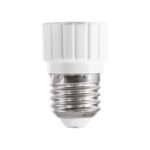 GloboStar® 78973 Πλαστικός Αντάπτορας Μετατροπέας από 1xE27 Ντουί σε 1xGU10 Ντουί Λευκό Φ3 x Υ5cm - Image 2