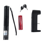 GloboStar® 78998 Φορητό Επαναφορτιζόμενο Laser Pointer 5Mw Class 3 DOT Zoom με Extra Κεφαλή για Dot Effects με Μπαταρία 18650 Li-ion 4800mAh & Φορτιστή - Μπλε 450nm Φ2.2 x Υ15cm - Image 10