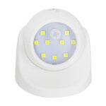 GloboStar® 79000 Λευκό Φωτιστικό Μπαταρίας σε Σχήμα Κάμερας LED SMD 3W 300lm με Αισθητήρα Ημέρας-Νύχτας και PIR Αισθητήρα Κίνησης Ψυχρό Λευκό 6000K - Image 2