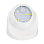 GloboStar® 79000 Λευκό Φωτιστικό Μπαταρίας σε Σχήμα Κάμερας LED SMD 3W 300lm με Αισθητήρα Ημέρας-Νύχτας και PIR Αισθητήρα Κίνησης Ψυχρό Λευκό 6000K - Image 3