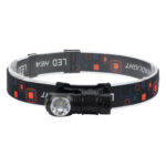 GloboStar® 79040 Φορητός Φακός Κεφαλής Επαναφορτιζόμενος LED Luminus SST20 10W 1000lm 30° Μοιρών με 1 x 16340 Μπαταρία 800mAh USB 2.0 3 Modes Αδιάβροχο IP54 Ψυχρό Λευκό 6000K - Image 2