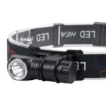 GloboStar® 79040 Φορητός Φακός Κεφαλής Επαναφορτιζόμενος LED Luminus SST20 10W 1000lm 30° Μοιρών με 1 x 16340 Μπαταρία 800mAh USB 2.0 3 Modes Αδιάβροχο IP54 Ψυχρό Λευκό 6000K - Image 6