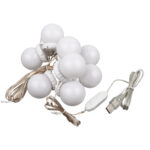 GloboStar® 79047 Φωτιστικό Γιρλάντα με 10 Γλομπάκια για Μακιγιάζ - Καθρέπτη LED 8W 800lm DC 5V με Καλώδιο Τροφοδοσίας USB - Ενσωματωμένο Χειριστήριο Εναλλαγής Χρωμάτων & USB Wall Adapter Αδιάβροχο IP54 CCT Θερμό 2700K έως Ψυχρό 6000K Dimmable - Image 4