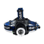 GloboStar® 79055 Φακός Κεφαλής Επαναφορτιζόμενος LED CREE XML2-T6 Chip 10 Watt 800lm με 2 x 18650 Μπαταρίες 5200mAh - Ψυχρό Λευκό 6000K - Μ8.5 x Π6.5 x Υ7cm - Image 2