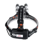 GloboStar® 79059 Φακός Κεφαλής Επαναφορτιζόμενος LED CREE XML2-T6 Chip 30 Watt 2000lm με 2 x 18650 Μπαταρίες 5200mAh Ψυχρό Λευκό 6000K - Μ9 x Π7.5 x Υ9cm - Image 5