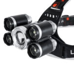 GloboStar® 79059 Φακός Κεφαλής Επαναφορτιζόμενος LED CREE XML2-T6 Chip 30 Watt 2000lm με 2 x 18650 Μπαταρίες 5200mAh Ψυχρό Λευκό 6000K - Μ9 x Π7.5 x Υ9cm - Image 7