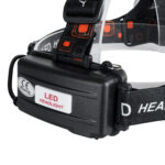 GloboStar® 79059 Φακός Κεφαλής Επαναφορτιζόμενος LED CREE XML2-T6 Chip 30 Watt 2000lm με 2 x 18650 Μπαταρίες 5200mAh Ψυχρό Λευκό 6000K - Μ9 x Π7.5 x Υ9cm - Image 8