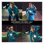 GloboStar® 79072 Φορητός Φακός Ασφαλείας Στήθους & Πλάτης για Ποδηλάτες & Runners με Φωτεινή Σήμανση LED XRE Q5 5W 600lm 200° - Ενσωματωμένη Μπαταρία 2000mAh DC 5V Επαναφορτιζόμενος με Καλώδιο Τροφοδοσίας USB 2.0 3 Modes Αδιάβροχος IP66 Ψυχρό Λευκό 6000K - Image 11