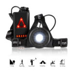 GloboStar® 79072 Φορητός Φακός Ασφαλείας Στήθους & Πλάτης για Ποδηλάτες & Runners με Φωτεινή Σήμανση LED XRE Q5 5W 600lm 200° - Ενσωματωμένη Μπαταρία 2000mAh DC 5V Επαναφορτιζόμενος με Καλώδιο Τροφοδοσίας USB 2.0 3 Modes Αδιάβροχος IP66 Ψυχρό Λευκό 6000K - Image 7