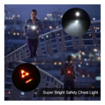 GloboStar® 79072 Φορητός Φακός Ασφαλείας Στήθους & Πλάτης για Ποδηλάτες & Runners με Φωτεινή Σήμανση LED XRE Q5 5W 600lm 200° - Ενσωματωμένη Μπαταρία 2000mAh DC 5V Επαναφορτιζόμενος με Καλώδιο Τροφοδοσίας USB 2.0 3 Modes Αδιάβροχος IP66 Ψυχρό Λευκό 6000K - Image 9