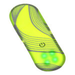 GloboStar® 79073 Μαγνητικό Clip Ασφαλείας Φωσφοριζέ Αντανακλαστικό για Ποδηλάτες & Runners με Φωτεινή Σήμανση LED & Μπαταρία CR2032 - Αδιάβροχο IP65 Λαχανί Φωσφοριζέ - Image 3