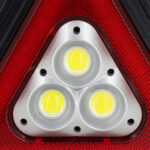 GloboStar® 79081 Φορητό Επαναφορτιζόμενο Τρίγωνο Ασφαλείας - Προβολέας Εργασίας LED COB 35W 3500lm με Ενσωματωμένη Μπαταρία 2000mAh & Φωτοβολταϊκό Πάνελ - 5 Light Modes & Power Bank με Καλώδιο Φόρτισης USB Αδιάβροχο IP54 Ψυχρό Λευκό 6000K - Image 7