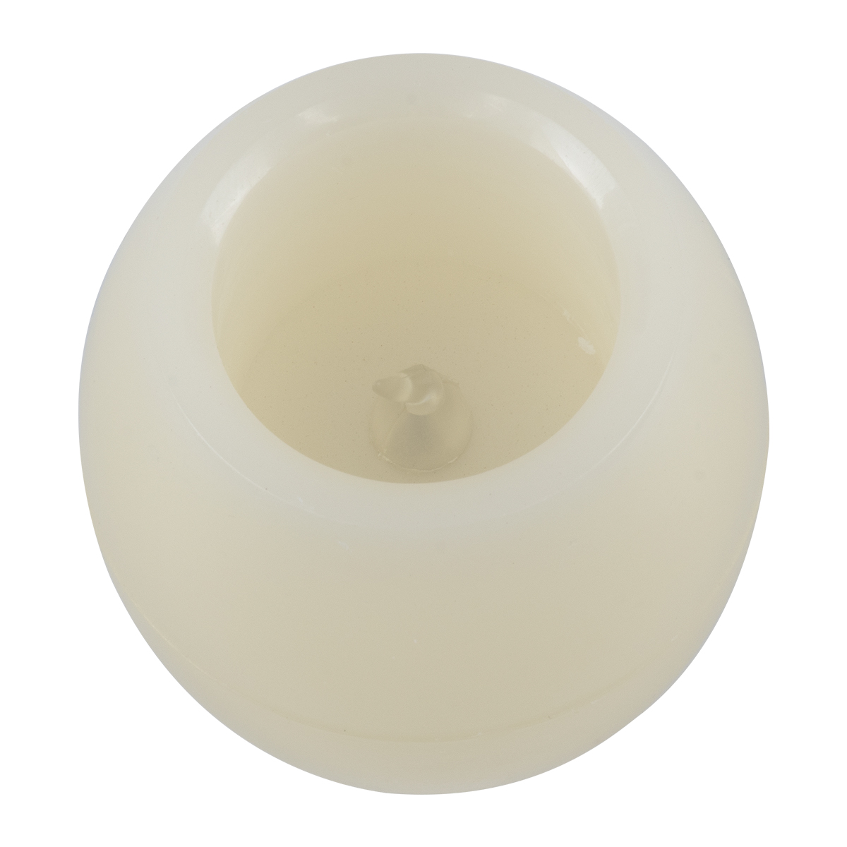 GloboStar® CANDLE 79549 ΣΕΤ 2 x Διακοσμητικά Realistic Κεράκια με LED Εφέ Κινούμενης Φλόγας - Μπαταρίας 12 x CR2032 Θερμό Λευκό 2700K Μπεζ D6 x H5cm - Image 2