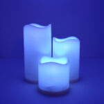 GloboStar® 79553 ΣΕΤ 3 Διακοσμητικών Realistic Κεριών με LED - Μπαταρίας & Ασύρματο Χειριστήριο IR Πολύχρωμα RGB Dimmable - Image 7