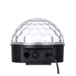 GloboStar® 79602 LED Party Disco Μπάλα με Περιστρεφόμενα Φωτορυθμικά Εφέ Πολύχρωμη RGB DMX512 20W με Sound Control Activated Εφέ και με Ασύρματο Χειριστήριο AC 230V IP20 Φ17 x Υ15cm - Image 4
