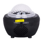 GloboStar® 79603 Μαύρο Επιτραπέζιο Διακοσμητικό Φωτιστικό Ειδικών Εφε NIGHT SKY GALAXY 3D LED 10W DC 5V 2200mAh Επαναφορτιζόμενο με Bluetooth Speaker - Sound Activated - Καλώδιο Τροφοδοσίας USB και Ασύρματο Χειριστήριο RF 2.4Ghz Πολύχρωμo RGB Dimmable - Image 2