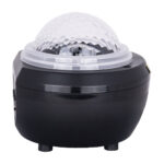 GloboStar® 79603 Μαύρο Επιτραπέζιο Διακοσμητικό Φωτιστικό Ειδικών Εφε NIGHT SKY GALAXY 3D LED 10W DC 5V 2200mAh Επαναφορτιζόμενο με Bluetooth Speaker - Sound Activated - Καλώδιο Τροφοδοσίας USB και Ασύρματο Χειριστήριο RF 2.4Ghz Πολύχρωμo RGB Dimmable - Image 4