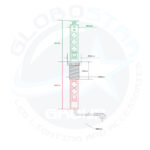 GloboStar® 79630 Χωνευτό Πτυσσόμενο Πολύμπριζο με 3 Πρίζες Ασφαλείας EU Σούκο AC 230V Max 3000W & 2 Εξόδους USB DC 5V Max 3A 18W & Ενσωματωμένο Διακόπτη Οn/Off - Image 10