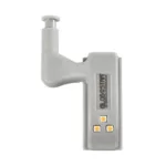 GloboStar® CLOSET 79641 Φωτιστικό Ντουλάπας LED για Μεντεσέ με Διακόπτη On/Off Κουμπωτό με Μπαταρία(Δεν συμπεριλαμβάνεται) - Θερμό Λευκό 2700K - Μ7 x Π4 x Υ2.5cm - Image 2