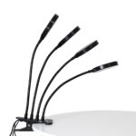 GloboStar® 79654 Grow Light Full Spectrum LED Φωτιστικό Ανάπτυξης Φυτών Γλάστρας με 4 Κινούμενες Κεφαλές & Βάση Clip SMD 2835 20W 160° DC 5V IP20 με Dimmer & Timer Εσωτερικού Χώρου για Κάλυψη Επιφάνειας 1m x 1m Πλήρους Φάσματος Φωτισμού - Image 4