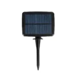 GLOBOSTAR® TWILIGHT 79667 Μοντέρνο Φωτιστικό Κήπου Γιρλάντα 7.7m με 15 Λάμπες & IR Ασύρματο Χειριστήριο LED 9W 810lm 360° DC 3.7V με Ενσωματωμένο Φωτοβολταϊκό Panel 5.5V 1.5W & Επαναφορτιζόμενη Μπαταρία Li-ion 3.7V 1x18650 2200mAh Αδιάβροχο IP65 Θερμό Λευκό 2700Κ Dimmable - Sanan SMD Chip - Μαύρο & Διάφανο - Μ770 x Π4 x Υ7cm - 2 Χρόνια Εγγύηση - Image 4