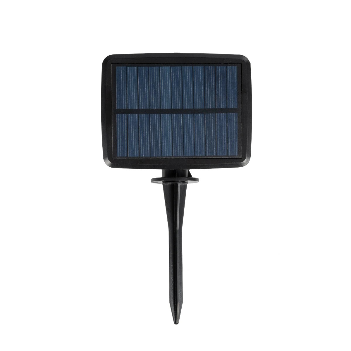 GLOBOSTAR® TWILIGHT 79667 Μοντέρνο Φωτιστικό Κήπου Γιρλάντα 7.7m με 15 Λάμπες & IR Ασύρματο Χειριστήριο LED 9W 810lm 360° DC 3.7V με Ενσωματωμένο Φωτοβολταϊκό Panel 5.5V 1.5W & Επαναφορτιζόμενη Μπαταρία Li-ion 3.7V 1x18650 2200mAh Αδιάβροχο IP65 Θερμό Λευκό 2700Κ Dimmable - Sanan SMD Chip - Μαύρο & Διάφανο - Μ770 x Π4 x Υ7cm - 2 Χρόνια Εγγύηση - Image 4