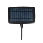 GLOBOSTAR® TWILIGHT 79668 Μοντέρνο Φωτιστικό Κήπου Γιρλάντα 10.5m με 30 Λάμπες & IR Ασύρματο Χειριστήριο LED 18W 1620lm 360° DC 3.7V με Ενσωματωμένο Φωτοβολταϊκό Panel 5.5V 3W & Επαναφορτιζόμενη Μπαταρία Li-ion 3.7V 2x18650 4400mAh Αδιάβροχο IP65 Θερμό Λευκό 2700Κ Dimmable - Sanan SMD Chip - Μαύρο & Διάφανο - Μ1050 x Π4 x Υ7cm - 2 Χρόνια Εγγύηση - Image 4