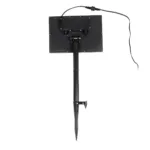 GLOBOSTAR® TWILIGHT 79669 Μοντέρνο Φωτιστικό Κήπου Γιρλάντα 14.5m με 50 Λάμπες LED 30W 2700lm 360° DC 3.7V με Ενσωματωμένο Φωτοβολταϊκό Panel 5.5V 5W & Επαναφορτιζόμενη Μπαταρία Li-ion 3.7V 3x18650 6600mAh Αδιάβροχο IP65 Θερμό Λευκό 2700Κ Dimmable - Sanan SMD Chip - Μαύρο & Διάφανο - Μ1450 x Π4 x Υ7cm - 2 Χρόνια Εγγύηση - Image 7