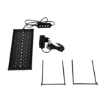 GLOBOSTAR® AQUARIUS 79678 Φωτιστικό Ενυδρείου με Ενσωματωμένο Χειριστήριο LED 12W 600lm 120° AC 220-240V Αδιάβροχο IP44 Πολύχρωμο RGBW Dimmable - Sanan SMD Chip - Μαύρο - Μ30 x Π11 x Υ3cm - 2 Χρόνια Εγγύηση - Image 10