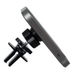 GloboStar® 79695 Μαγνητική Βάση Κινητού Αυτοκινήτου Max 15W USB σε USB Type-C με Κλιπ στον Αεραγωγό - Ασύρματη Φόρτιση MagSafe QuickCharge 3.0 - Image 3