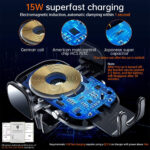 GloboStar® 79696 Μαγνητική Βάση Κινητού Αυτοκινήτου Smart Chip Max 15W USB σε USB Type-C με Κλιπ στον Αεραγωγό - Ασύρματη Φόρτιση και Υποστήριξη προσαρμογής για Διαφορετικά Κινητά Τηλέφωνα MagSafe QuickCharge 3.0 - Image 7