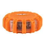 GloboStar® 79697 Φορητός Μαγνητικός Φάρος Οχημάτων - Ασφαλείας Έκτακτης Ανάγκης 2W 140lm με Φακό - Μπαταρίας 3xAAA (δεν Περιλαμβάνονται) Αδιάβροχος IP67 Κόκκινο - Ψυχρό Λευκό 6000K Φ10 x Υ3.5cm - Image 2