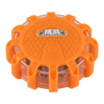 GloboStar® 79697 Φορητός Μαγνητικός Φάρος Οχημάτων - Ασφαλείας Έκτακτης Ανάγκης 2W 140lm με Φακό - Μπαταρίας 3xAAA (δεν Περιλαμβάνονται) Αδιάβροχος IP67 Κόκκινο - Ψυχρό Λευκό 6000K Φ10 x Υ3.5cm - Image 3