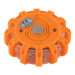 GloboStar® 79697 Φορητός Μαγνητικός Φάρος Οχημάτων - Ασφαλείας Έκτακτης Ανάγκης 2W 140lm με Φακό - Μπαταρίας 3xAAA (δεν Περιλαμβάνονται) Αδιάβροχος IP67 Κόκκινο - Ψυχρό Λευκό 6000K Φ10 x Υ3.5cm - Image 4