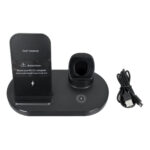 GloboStar® 79698 Επιτραπέζια Σταθερή Βάση Ασύρματης Φόρτισης Fast Charging για Κινητά - Earphones - Smart Watches 3 Καναλιών - 1 Channel 15W Max (Phone) - 2 Channel 3W (Airpod) - 3 Channel 2W (Watch) - Image 6