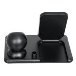 GloboStar® 79699 Επιτραπέζια Σταθερή Βάση Ασύρματης Φόρτισης Fast Charging για Κινητά - Earphones - Smart Watches - Pencil 4 Καναλιών - 1 Channel 15W Max (Phone) - 2 Channel 3W (Airpod) - 3 Channel 2W (Watch) - 4 Channel 2W (Pencil) - Image 4