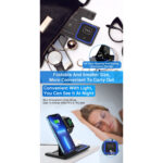 GloboStar® 79706 Επιτραπέζια Σταθερή Βάση Ασύρματης Φόρτισης Fast Charging για Κινητά - Earphones - Smart Watches 15W Max - Λευκό - Image 10