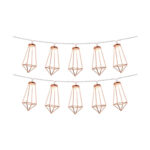 79803 Διακοσμητική Γιρλάντα Bronze Cone 1.5 Μέτρα με Διακόπτη On/Off - 10 LED 1W με Μπαταρίες 3xAA & Διάφανο Καλώδιο IP20 Θερμό Λευκό 2700K Μ1.5m - Image 3