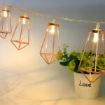 79803 Διακοσμητική Γιρλάντα Bronze Cone 1.5 Μέτρα με Διακόπτη On/Off - 10 LED 1W με Μπαταρίες 3xAA & Διάφανο Καλώδιο IP20 Θερμό Λευκό 2700K Μ1.5m - Image 6