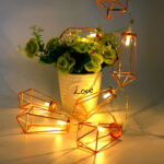 79804 Διακοσμητική Γιρλάντα Bronze Cone 3 Μέτρα με Διακόπτη On/Off - 20 LED 2W με Μπαταρίες 2xAA & Διάφανο Καλώδιο IP20 Θερμό Λευκό 2700K Μ3m - Image 4