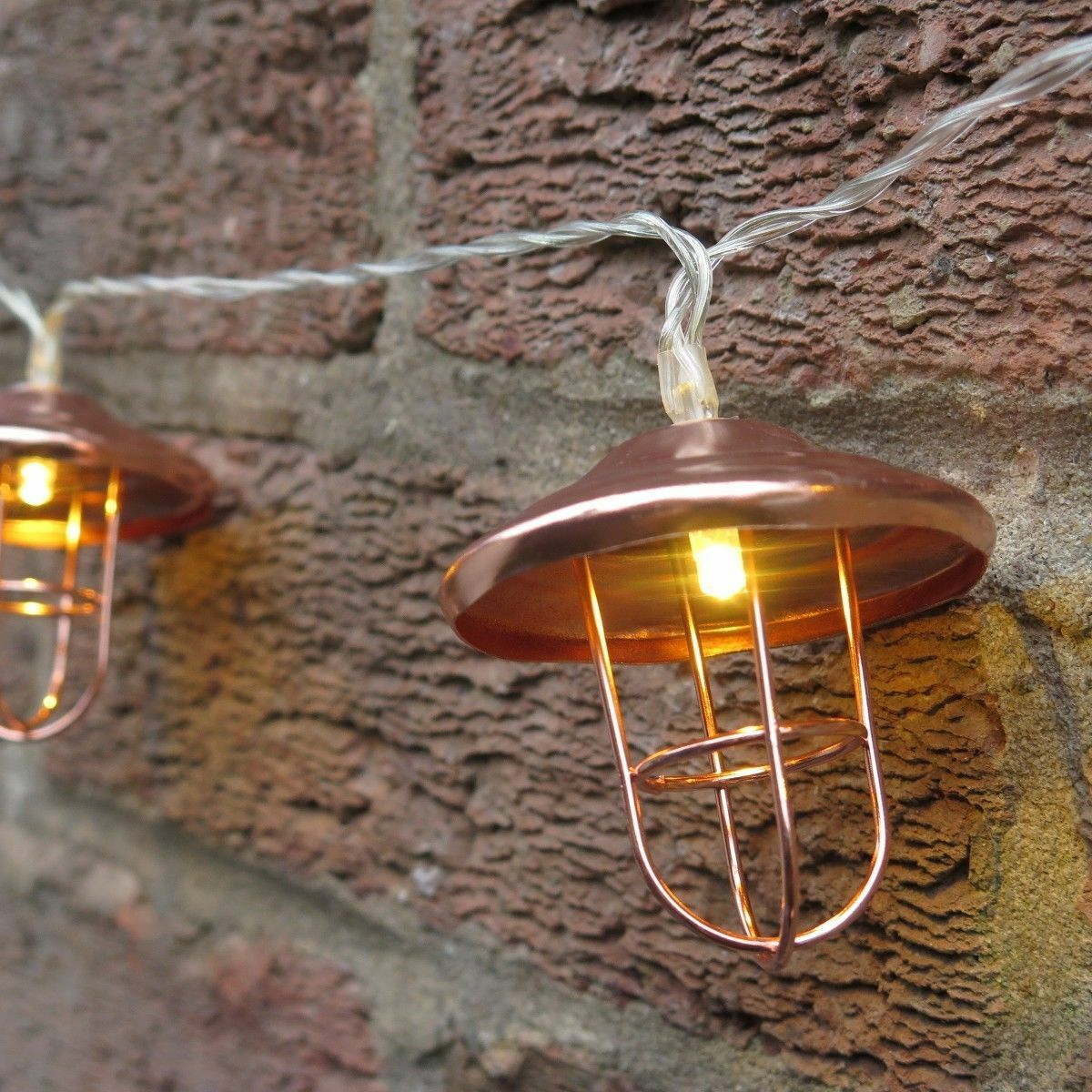 79808 Διακοσμητική Γιρλάντα Bronze Lamp 3 Μέτρα με Διακόπτη On/Off - 20 LED 2W με Μπαταρίες 3xAA & Διάφανο Καλώδιο IP20 Θερμό Λευκό 2700K Μ3m - Image 6