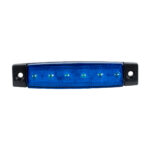 GloboStar® 79903 Πλευρικά Φώτα Όγκου Φορτηγών LED 6xSMD2835 DC 10-30V 1.5W 100lm IP66 Mπλε - Μ9.5 x W2 x H1.1cm - Image 2