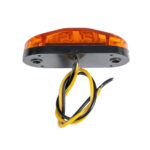 GloboStar® 79908 Πλευρικά Φώτα Όγκου Φορτηγών LED 2xSMD2835 DC 10-30V 2W 134lm IP66 Πορτοκαλί - Μ6.5 x W3 x H1.8cm - Image 3
