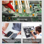 GloboStar® 79975 Ψηφιακό Φορητό Πολύμετρο Data Retantion True RMS Intelligent Automation Μπαταρίας 2 x AAA (Δεν Περιλαμβάνονται) Μετρητής Τάσης AC/DC - Θερμοκρασία - Αμπερόμετρο - Voltmeter - Καπασιτόμετρο - Ohm - Μαύρο - Image 10